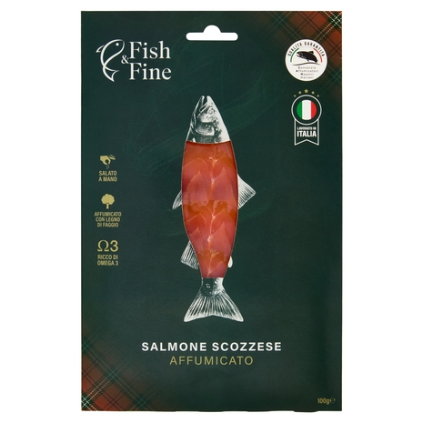 Fish & Fine Salmone Scozzese Affumicato 100 g